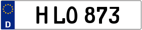 Truck License Plate